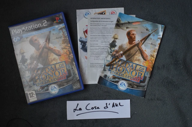 Medal Of Honor Soleil Levant Sur PS2 – PAL, Complet, État Correct, Action/Guerre