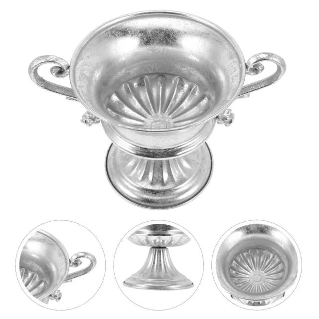Metal Urn Planter Trophy Cup Flower Vase Vintage Style Wedding Centerpiece-PZ