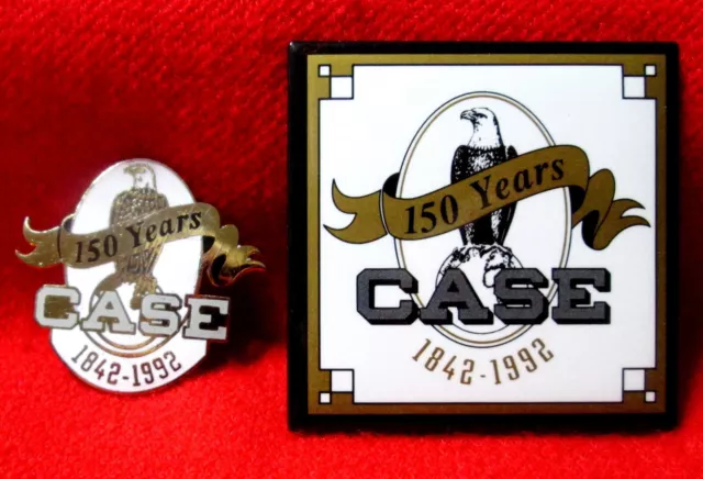 CASE 150th Anniversary Lapel Pins Lot of 2 wdc1