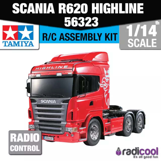 56323 TAMIYA SCANIA R620 6x4 Highline 1 14th R C Radio Control