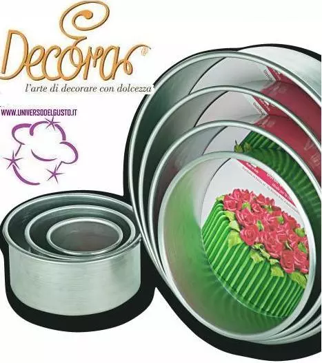 Moule Tour Droit DECORA 15X10 Design Pâte à Sucre pour Gâteau Décoration Gâteaux