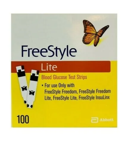 Freestyle Lite Test Strips - Blood Glucose Diabetic STRIP 1x50 with Long Expiry 2
