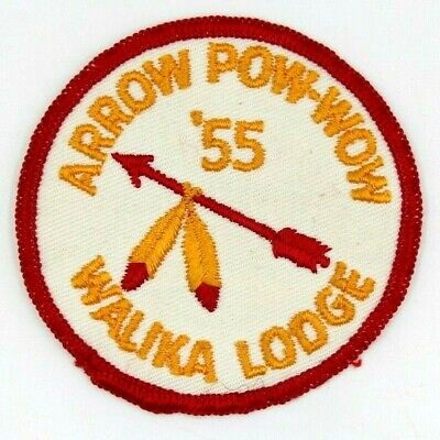 1955 Arrow Pow-Wow Walika Lodge Patch San Fernando Valley Council California CA