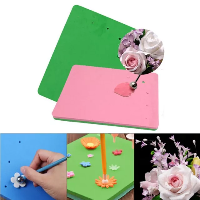 Cake Baking Sugarcraft Foam Pad Flower Modelling Decorating Sponge Paste