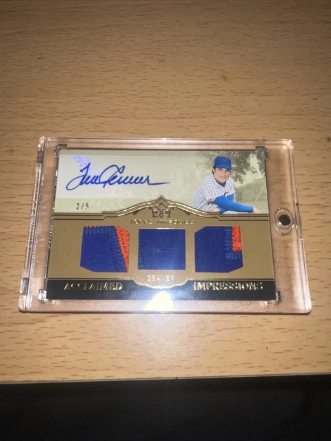 Tom Seaver 2011 Topps Marquee Auto Jersey # 2/5 !! Mets Hof Autograph Game Worn! Tom Seaver 2011 Topps Marquee Auto Jersey # 2/5 !! Mets Hof Autograph Game Worn!