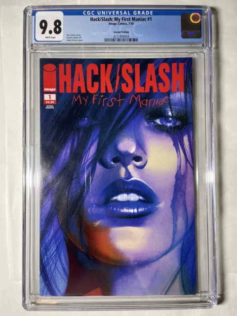 Hack Slash: My First Maniac #1 2nd Print Variant Frison CGC 9.8 2 On Census Rare