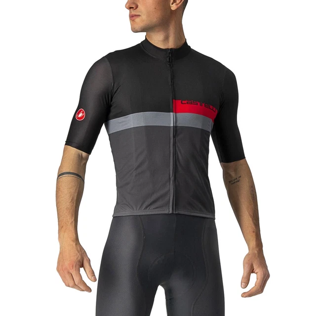 Castelli A Blocco Jersey Maglia Ciclismo Uomo