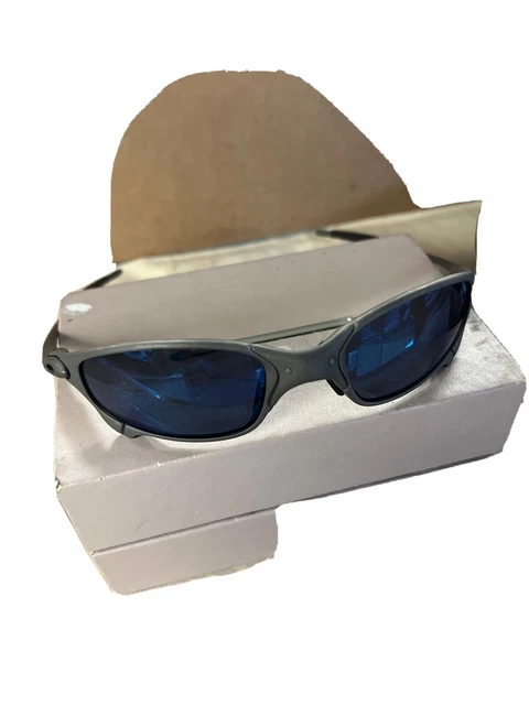 Oakley X-Metal Juliet Sunglasses - Blue/ice Iridium - VERY NICE Oakley X-Metal Juliet Sunglasses - Blue/ice Iridium - VERY NICE