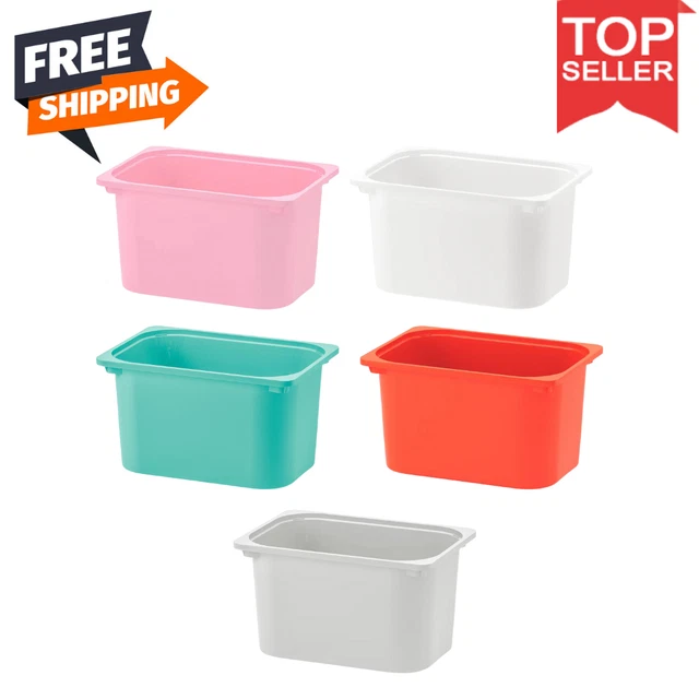 IKEA TROFAST PLASTIC Storage Unit Kids Toys Play Boxes Multicolour