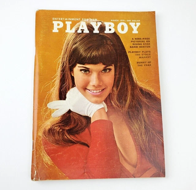 PLAYBOY MAGAZINE March 1970 Barbi Benton Centerfold Included 30 