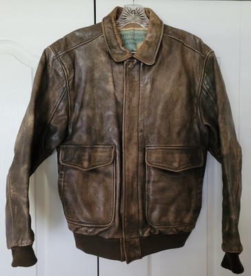 Leather Bomber Aviation Jacket 