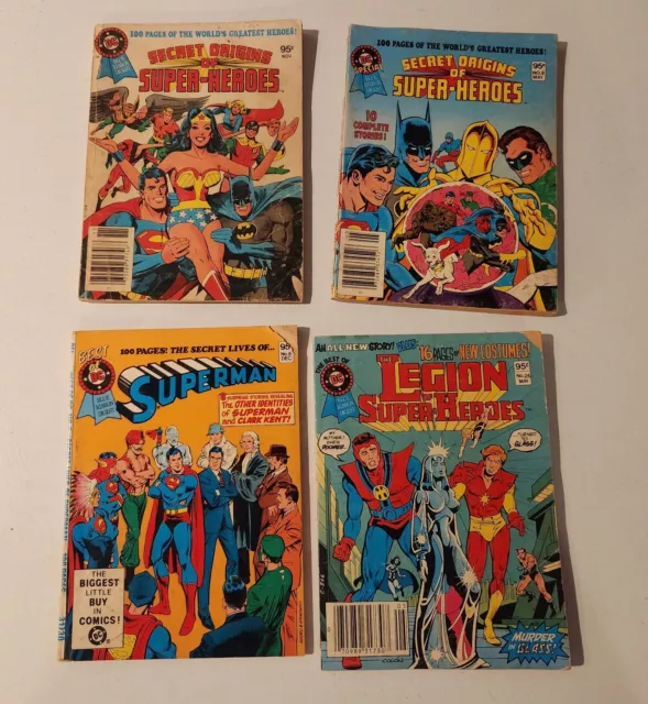 DC Comics Blue Ribbon Digest Lot Legion Superheroes Secret Origins Superman