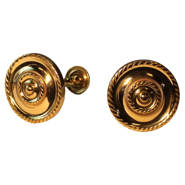 Pair of Brass Curtain Tie Backs