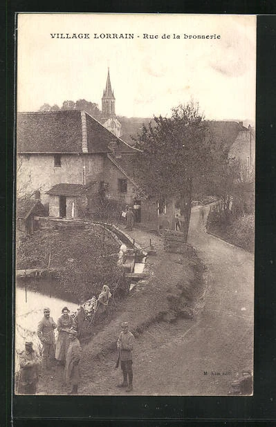 CPA Village Lorrain, Rue de la Brosserie