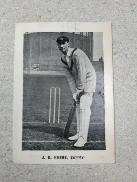 DC Thomson Rover / Vanguard Cricketers 1924 - J.B.Hobbs - Surrey