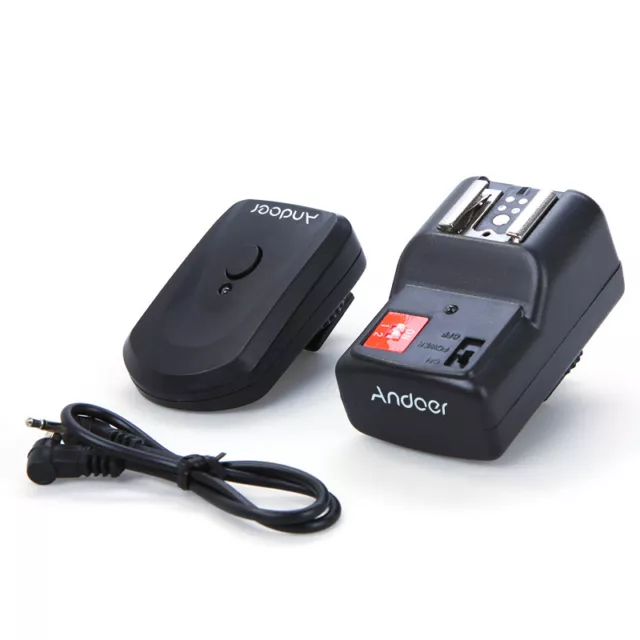 Andoer 4Channels Wireless Remote Speedlite Flash Trigger Universal for DSLR E7F6