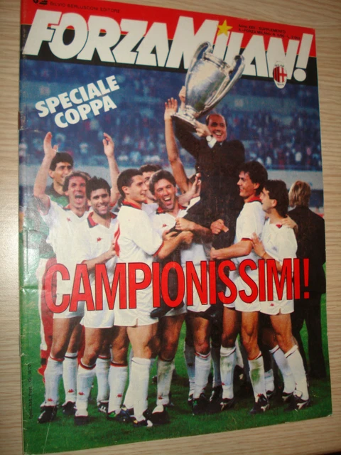 CARTOLINA ABBONAMENTO SPECIALE a Forza Milan EUR 55,00 - IT