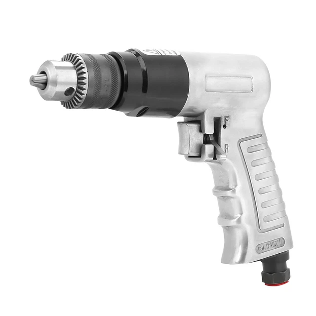 Taladro de aire neumático de aluminio reversible de entrada 1/4NPT 1700 RPM con