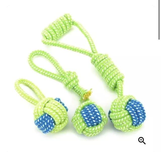 Dog And Pet Chew Rope Toy Tough Pull And Assortment
