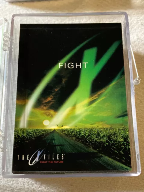 1998 Topps The X-Files Fight the Future Trading Cards Base Set NM Box'd