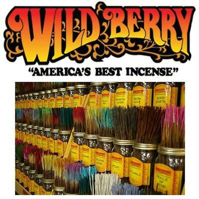 WILDBERRY INCENSE 11” STICKS 104 SCENTS  💥20💥PER PACK! BUY 2 packs GET 1 FREE