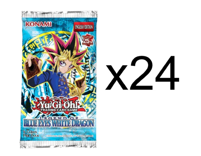 blue eyes white dragon 25th anniversary booster box Legend of Blue Eyes White Dragon was the very first #YuGiOhTCG booster set ever released! To celebrate the 25th anniversary of the card game, they're being made available as standalone booster packs!