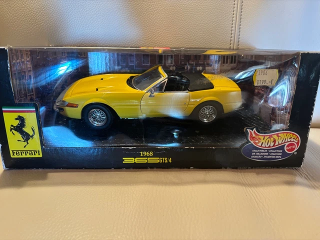 Miniature Ferrari 365 GTB-4 1968 Jaune - échelle 1/43 - Neuve