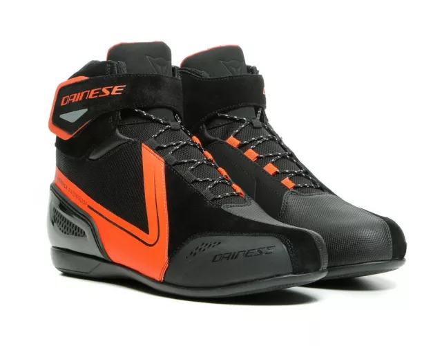 Chaussures Moto Dainese Energyca Wp Noir Rouge 43 Black Impérmeable