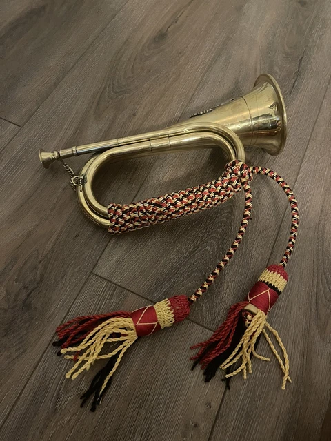Vintage 23rd Royal Welsh Fusiliers Bugle (WWI)