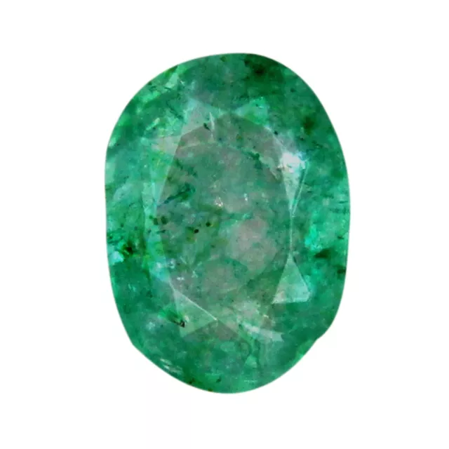 Loose Gemstone 1.71Ct Oval Shape 100% Certified Natural Green Zambian Emerald