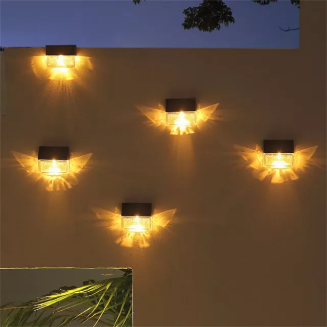 Led Light Punch Free High-brightness Solar Powered Garden Wall Light Durable