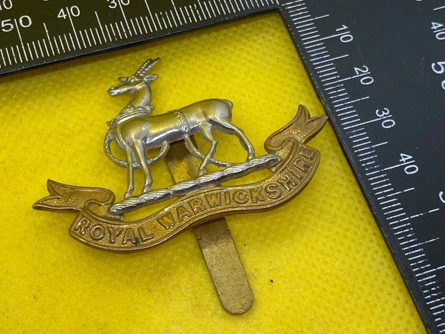 VÉRITABLE WW2 ARMÉE Britannique Laiton Cap Badge - Général Service