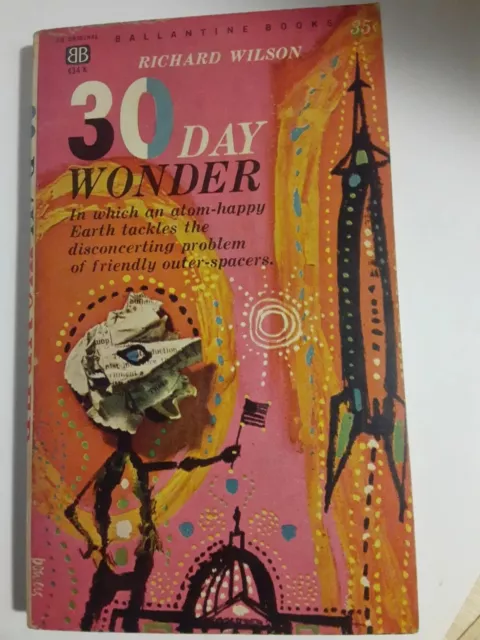 30 Day Wonder By Richard Wilson Vintage Ballantine Book 1960 Original