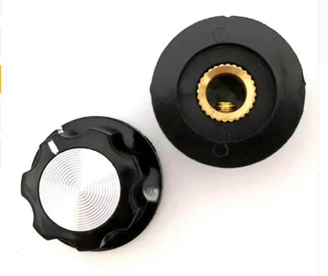 23mm Potentiometer Knob Volume Amp Dial RV16 6mm Hole for Shaft Radio Tuner DIY 2