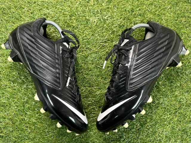 Size 8 - Nike Vapor Speed Low TD Football Mens 643152-010 Black Cleats Pre-owned