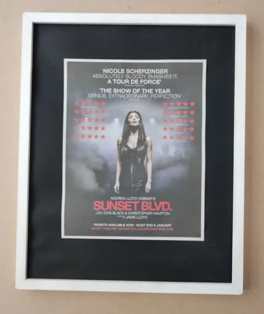 Andrew Lloyd Webber's Sunset Blvd.-Nicole Scherzinger Original UK Press Ad 2023