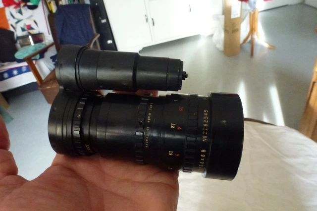 Objectif Angenieux Type 75 105mm F/1.6 (type Petzval, Monture 62.5mm) Pour Portrait Plein Cadre