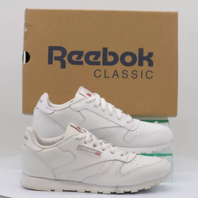 Reebok Classic Leather Womens Trainers White Rrp £70 T