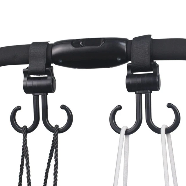 Poussette Pivotant Crochets Suspendus Sacs Poussette Multifonction