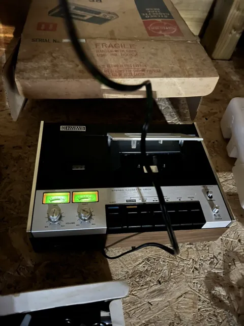 Deck nastro cassetta stereo nazionale Panasonic vintage RS-260US inutilizzato vecchio stock.