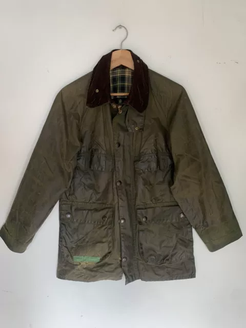 Barbour Bedale 34in 86cm Waxed Hunting Country Jacket ENGLAND VGC Vintage 1980s