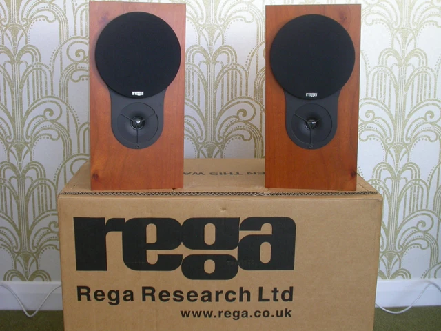 REGA RX1 LOUDSPEAKERS cherry in excellent used condition with orig ...