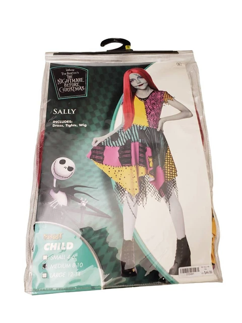 NEW Kids Sally Costume - The Nightmare Before Christmas size M 8-10