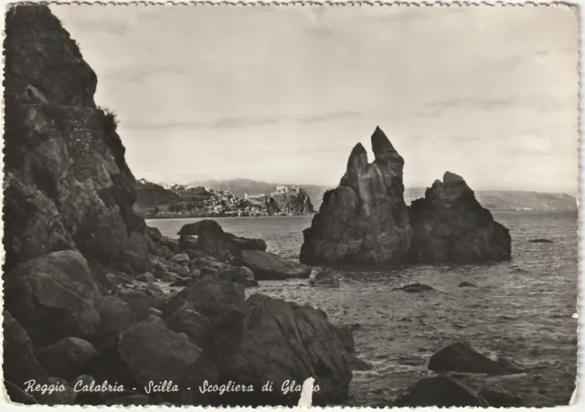 Scilla - Reggio Calabria - Scogliera Di Glauco - Viagg. 1956 -9775-
