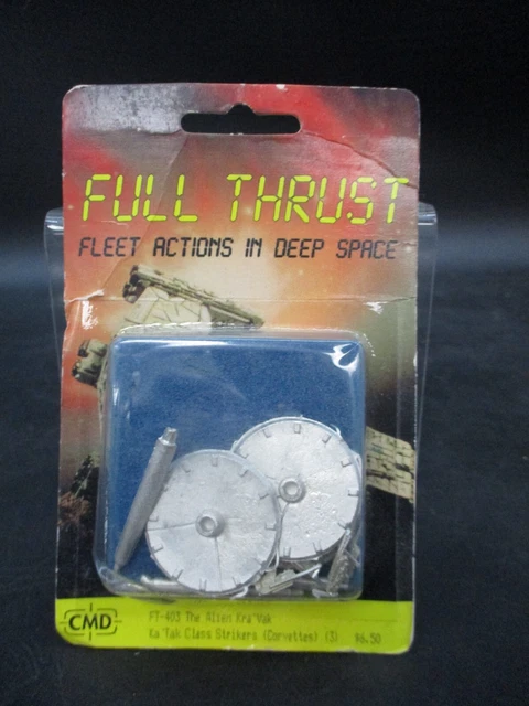 CMD FULL THRUST The Alien Kra'Vak Ka' Tak Class Strikers Corvettes 3  FT-403 NOS