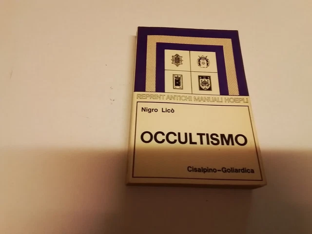 NIGRO LICO' OCCULTISMO CISALPINO - GOLIARDICA, 14n24