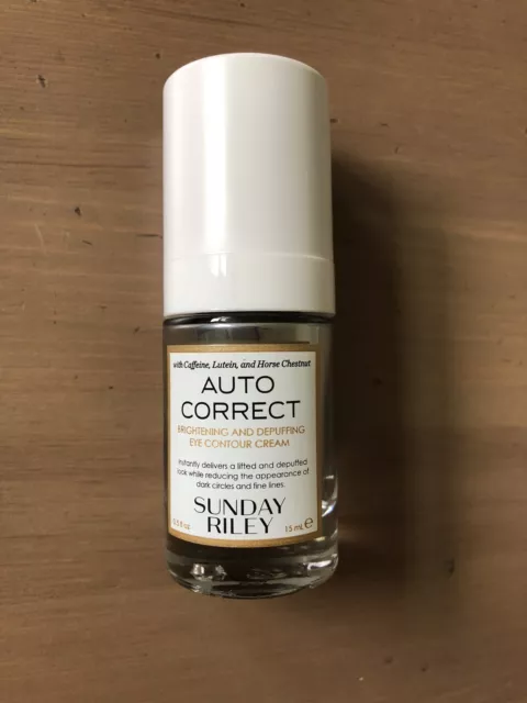 Sunday Riley Auto Correct Eye Contour Cream From Travel Essentials Kit