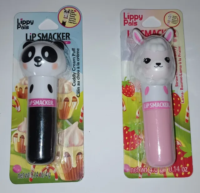 Lip Smacker Lippy Pal Unicorn and Panda Flavored Lip Balm | Clear Matte |