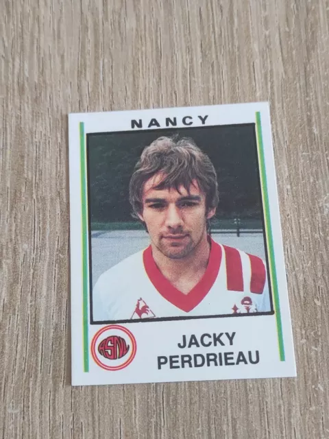 Rare vignette Panini football 1981 81 N°186 Equipe Nancy