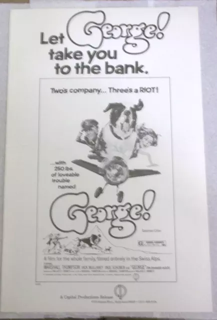 George! Pressbook - 1972 Movie